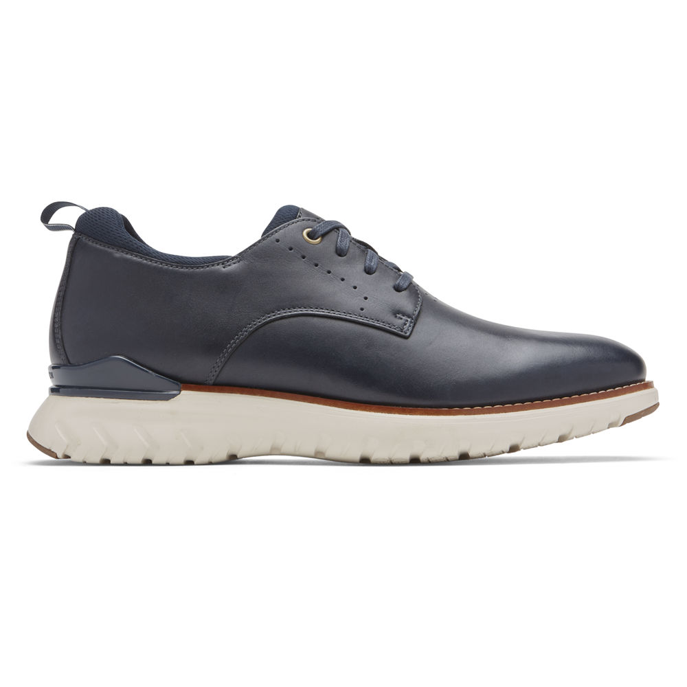 Rockport Oxfords For Mens Blue - Total Motion Sport Plain Toe - BP6803479